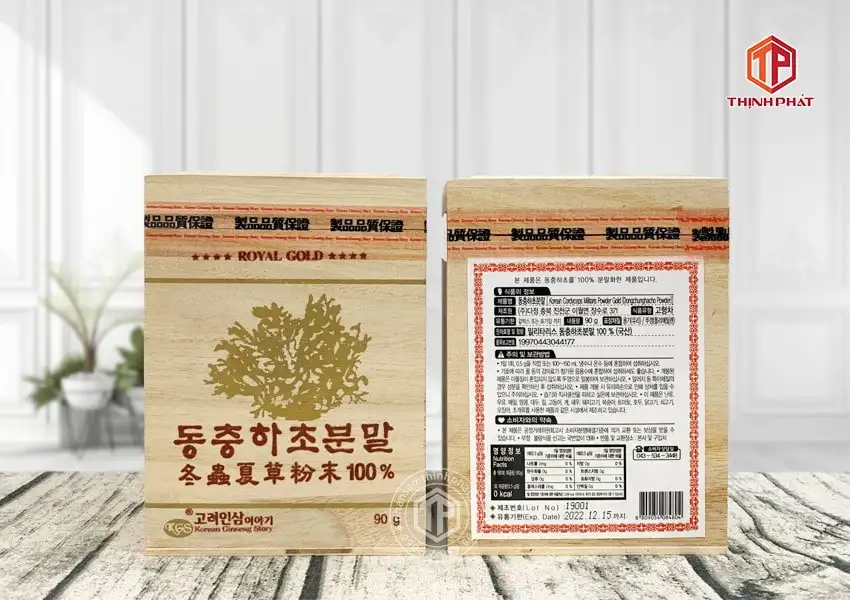 Bột đông trùng hạ thảo Hàn Quốc nguyên chất 100% hộp 1 lọ x 90g Bột đông trùng hạ thảo Hàn Quốc nguyên chất 100% hộp 1 lọ x 90g
