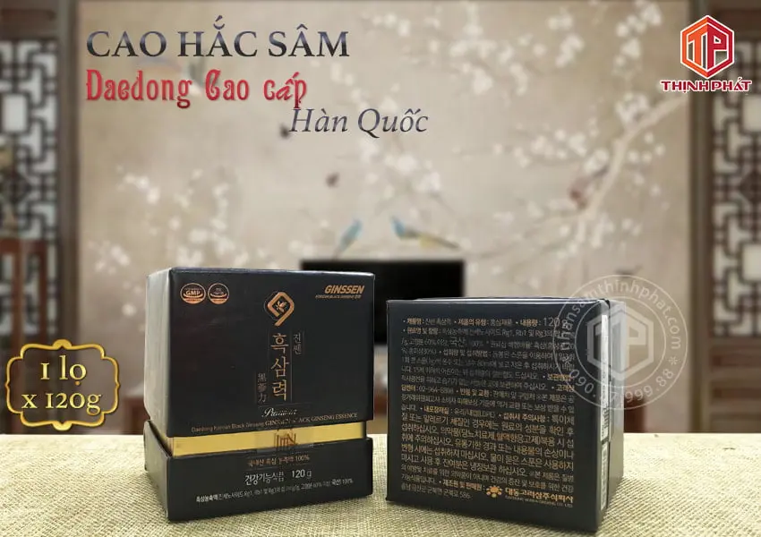 Cao hắc sâm Hàn Quốc Daedong Cao Cấp 1 lọ x 120g