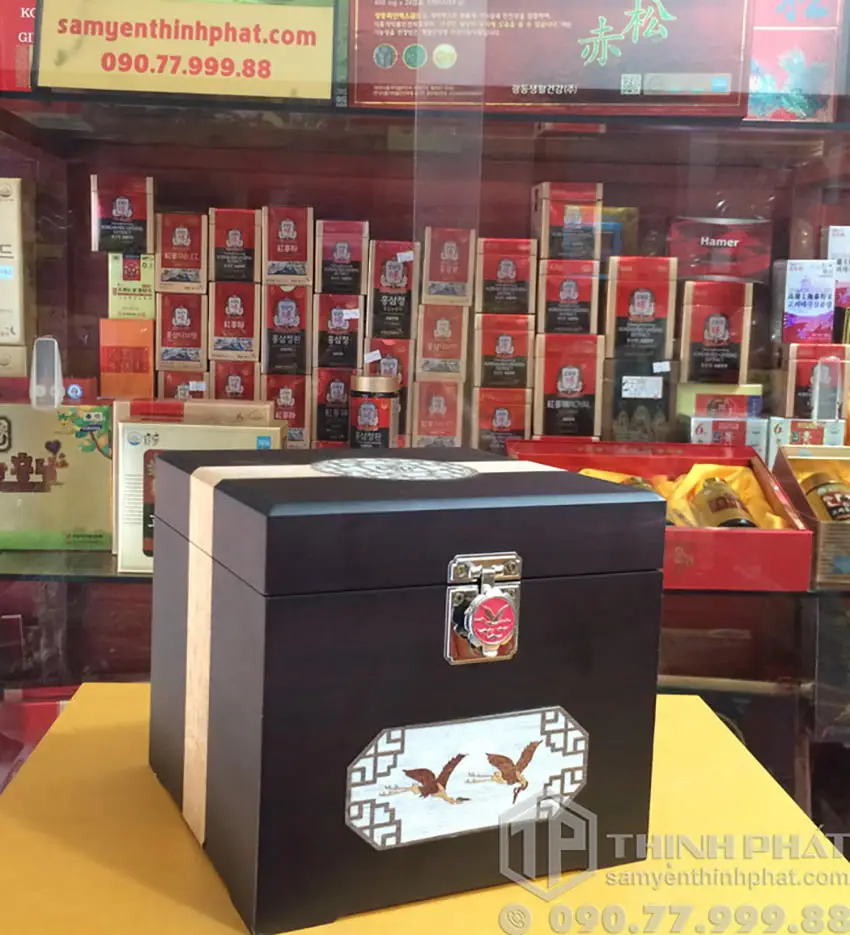 Cao hồng sâm Hoàng Đế Hàn Quốc hộp quà tặng đặc biệt hũ 500g Cao hồng sâm Hoàng Đế Hàn Quốc hộp quà tặng đặc biệt hũ 500g