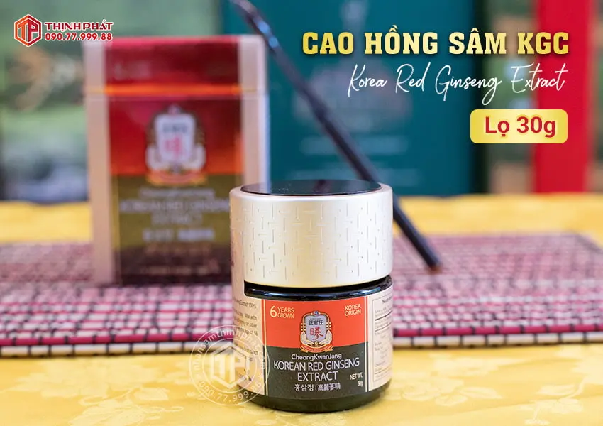 Cao hồng sâm KGC cao cấp lọ 30g chính hãng sâm Chính phủ Hàn Quốc Jung Kwan Jang
