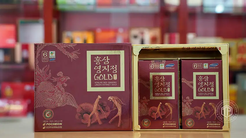 Cao hồng sâm linh chi Pocheon Hàn Quốc Cao hồng sâm linh chi Pocheon Hàn Quốc