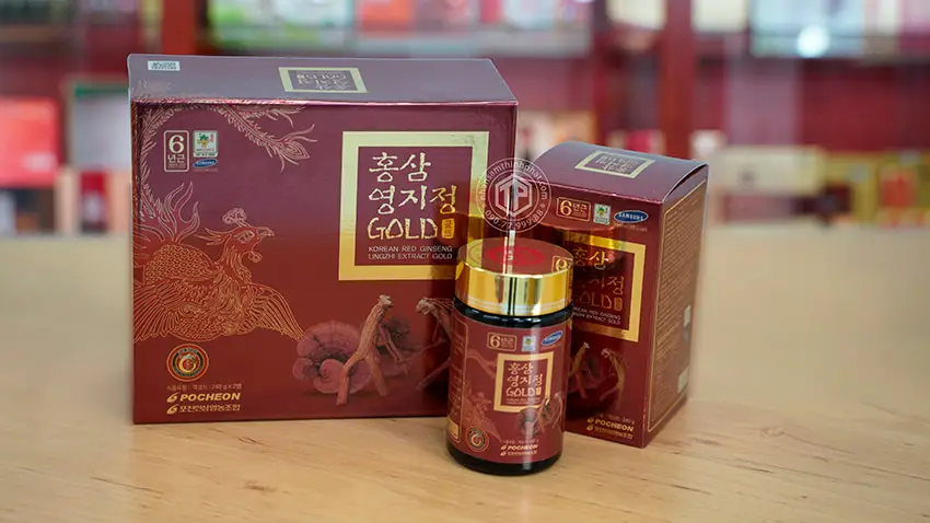Cao hồng sâm linh chi Pocheon Hàn Quốc Cao hồng sâm linh chi Pocheon Hàn Quốc