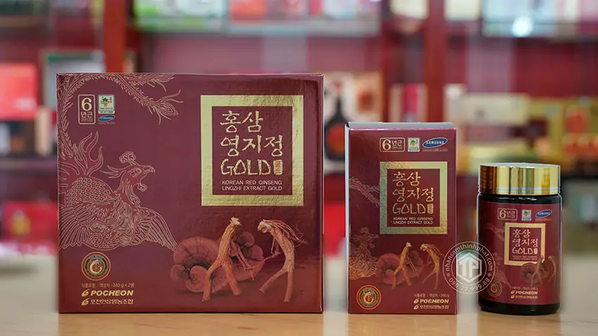 Cao hồng sâm linh chi Pocheon Hàn Quốc Cao hồng sâm linh chi Pocheon Hàn Quốc