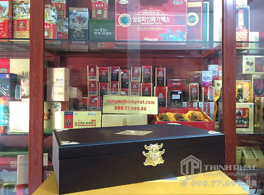 Cao hồng sâm Hàn Quốc hộp gỗ 4 lọ x 250g Cao hồng sâm Hàn Quốc hộp gỗ 4 lọ x 250g