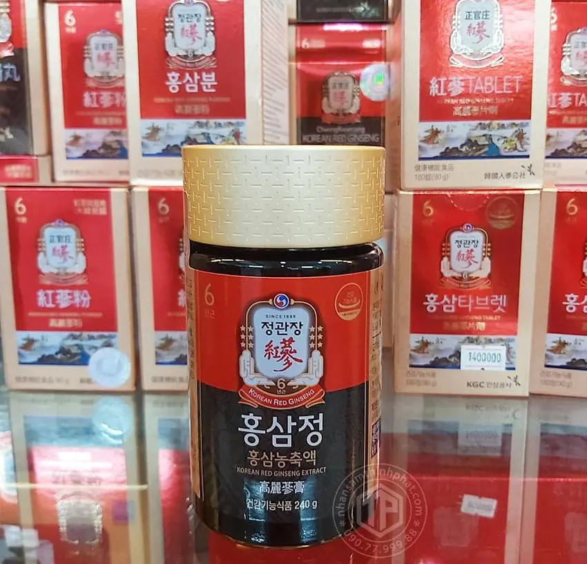 Tinh chất chiết xuất cao hồng sâm Chính phủ Hàn Quốc KGC Jung Kwan Jang ROYAL PLUS 240g