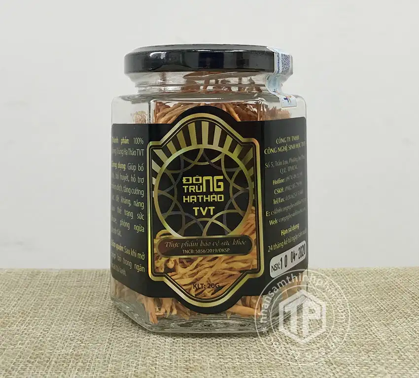 Đông Trùng Hạ Thảo Khô Việt Nam Hộp 20g Đông Trùng Hạ Thảo Khô Việt Nam Hộp 20g