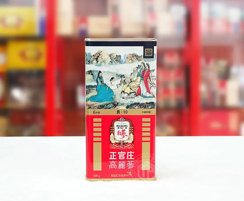 Hồng sâm củ khô KGC thượng hạng 600g 14 củ hồng sâm Chính phủ Jung Kwan Jang