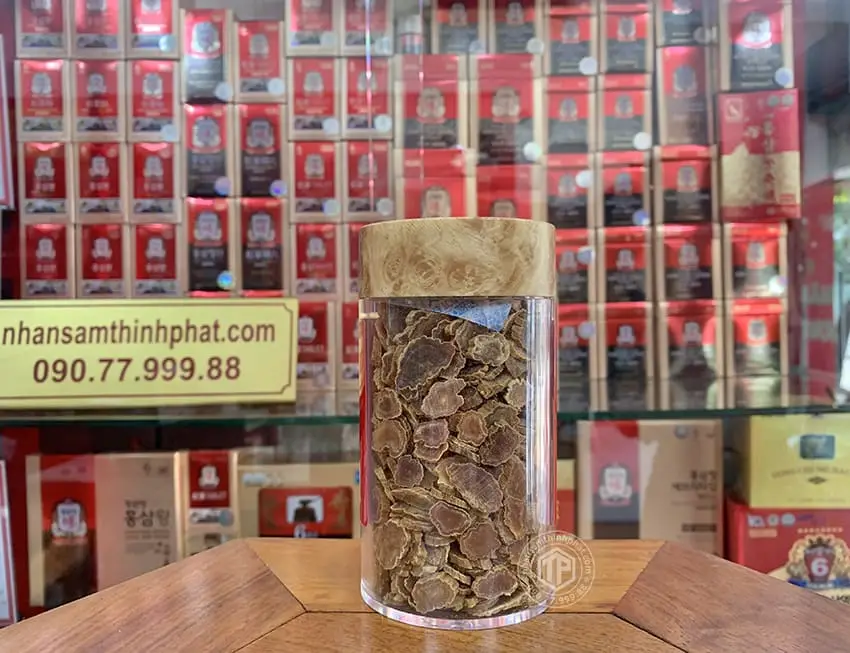 Hồng sâm lát khô Daedong lọ 200g Hồng sâm lát khô Daedong lọ 200g