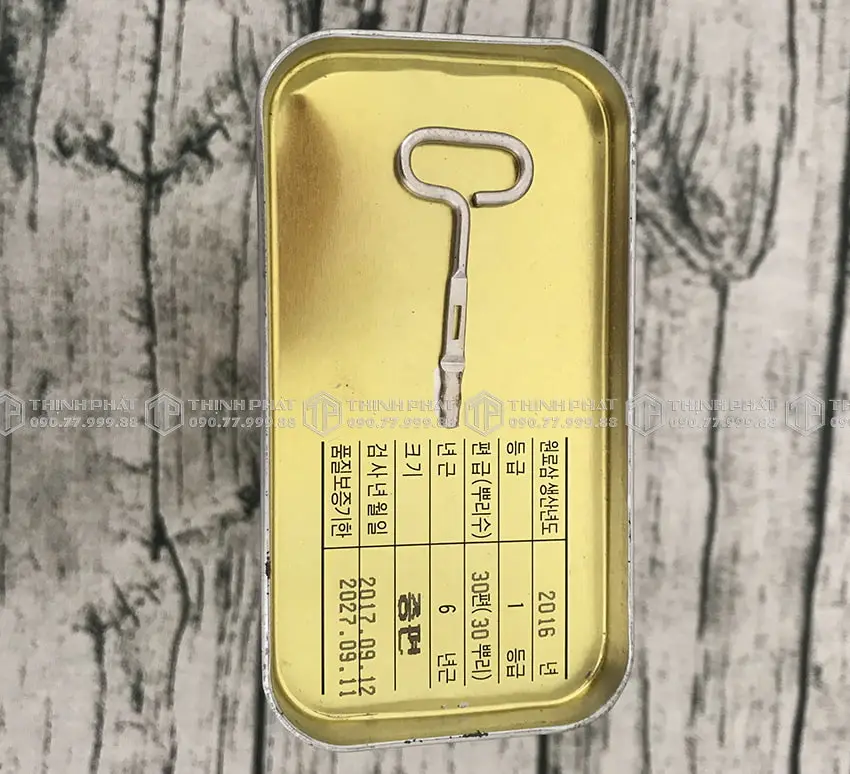 Thiên sâm củ khô Hàn Quốc chính hãng Daedong hộp 300g hộp thiếc 30 củ