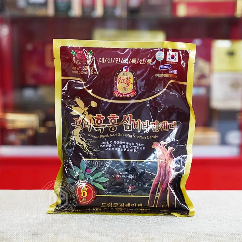 Kẹo Hắc Sâm Hàn Quốc 300g Kẹo Hắc Sâm Hàn Quốc 300g