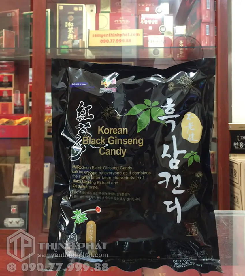 Kẹo hắc sâm Hàn Quốc Daedong 250g Kẹo hắc sâm Hàn Quốc Daedong 250g