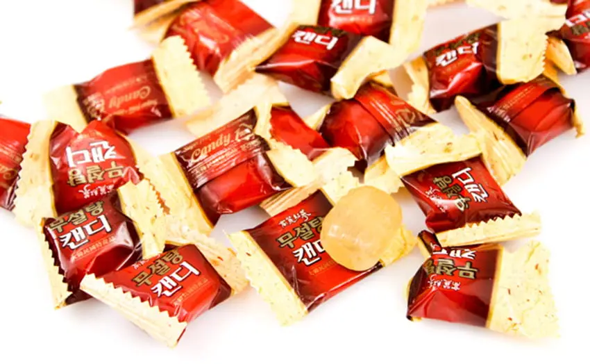 Kẹo hồng sâm Hàn Quốc không đường 500g