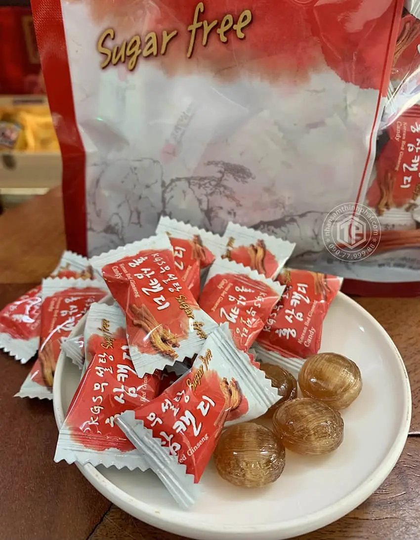 Kẹo hồng sâm không đường KGS 300g Kẹo hồng sâm không đường KGS 300g