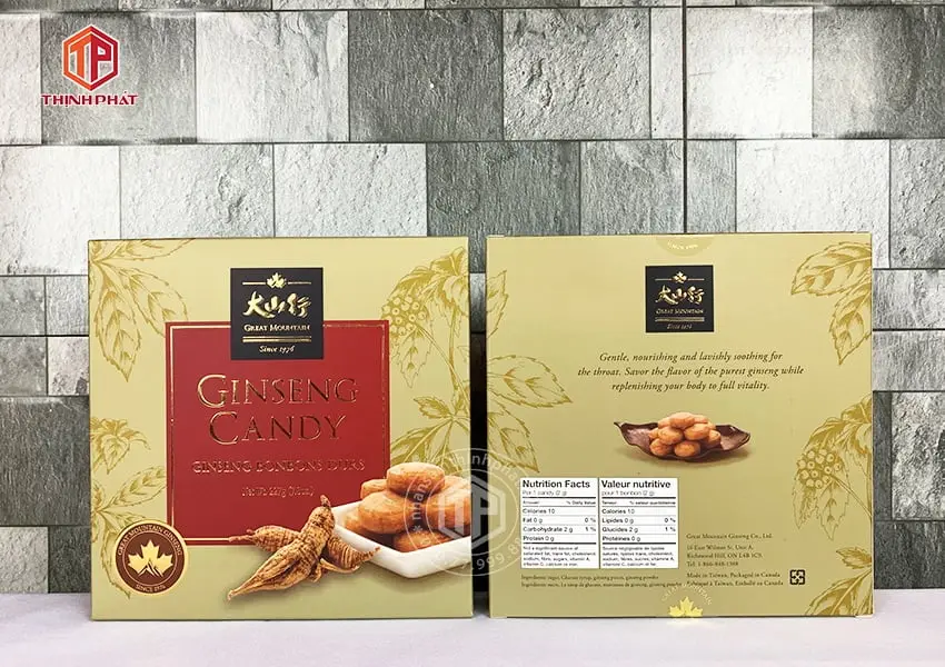 Kẹo nhân sâm cao cấp hộp 227g ít đường