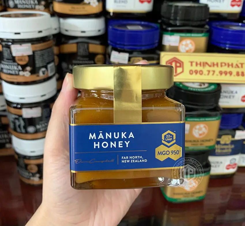 Mật ong Manuka New Zealand 950+ lọ 250g Mật ong Manuka New Zealand 950+ lọ 250g
