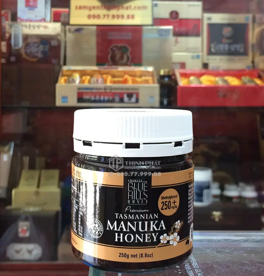 Mật Ong Manuka Blue Hills 250+ 250g nhập khẩu từ Úc
