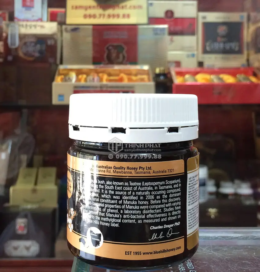 Mật Ong Manuka Blue Hills 250+ 250g nhập khẩu từ Úc