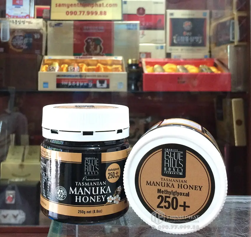 Mật Ong Manuka Blue Hills 250+ 250g nhập khẩu từ Úc