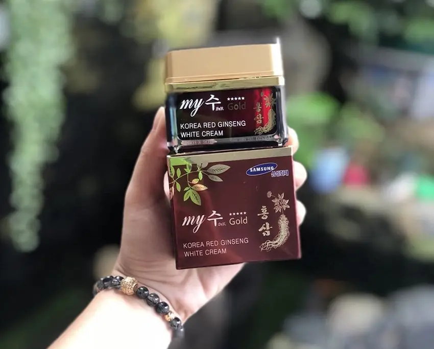 Kem dưỡng trắng da sâm đỏ Hàn Quốc, hồng sâm My Gold