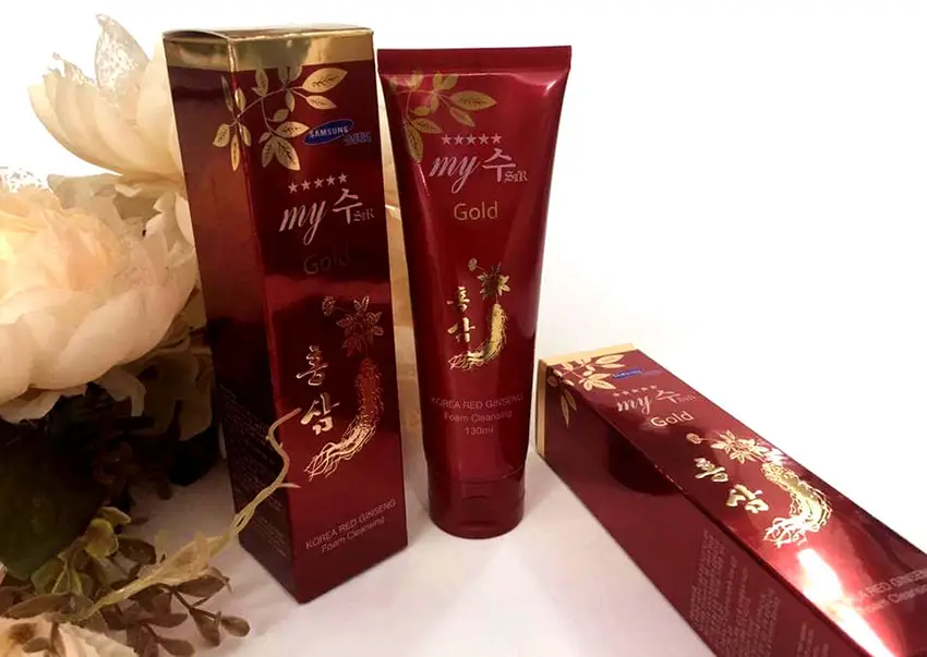 Sữa rửa mặt sâm đỏ My Gold Hàn Quốc Sữa rửa mặt sâm đỏ My Gold Hàn Quốc