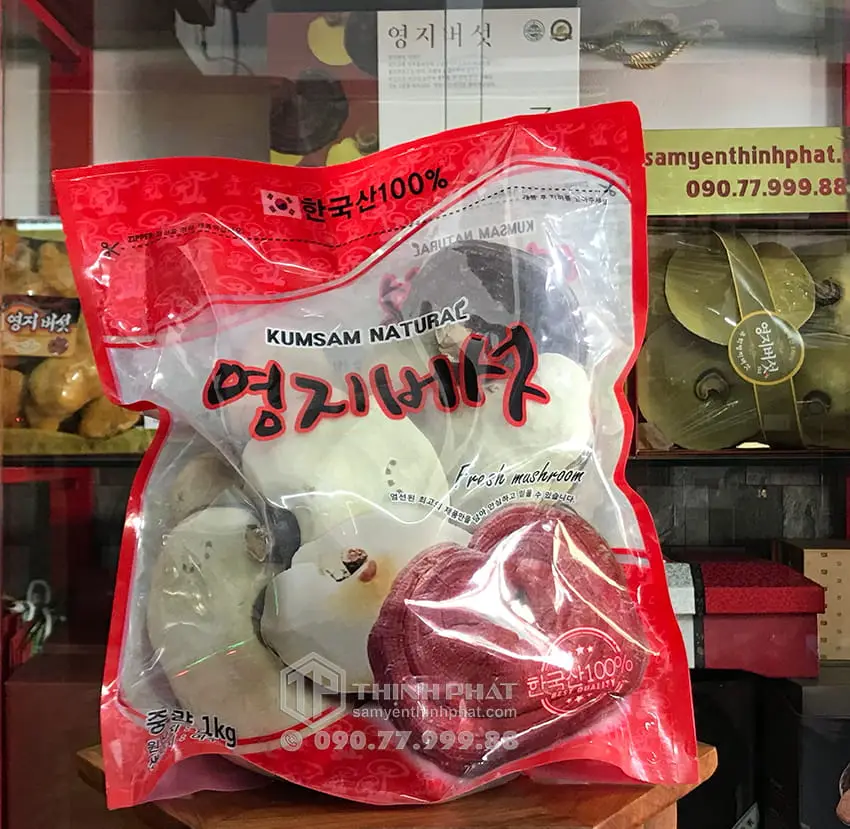 Nấm linh chi Hàn Quốc loại 1 - 1kg Nấm linh chi Hàn Quốc loại 1 - 1kg
