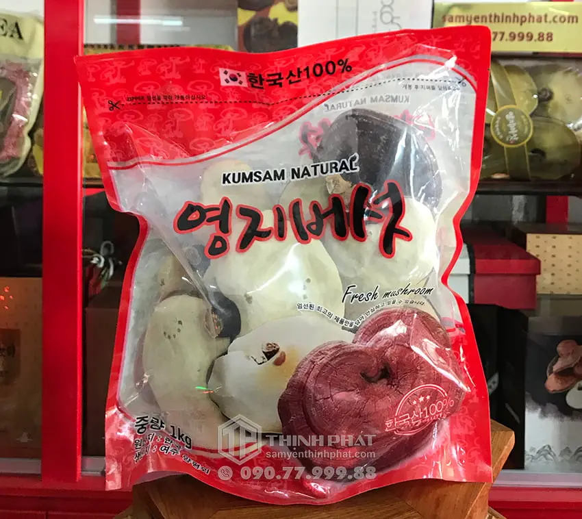 Nấm linh chi Hàn Quốc loại 1 - 1kg Nấm linh chi Hàn Quốc loại 1 - 1kg