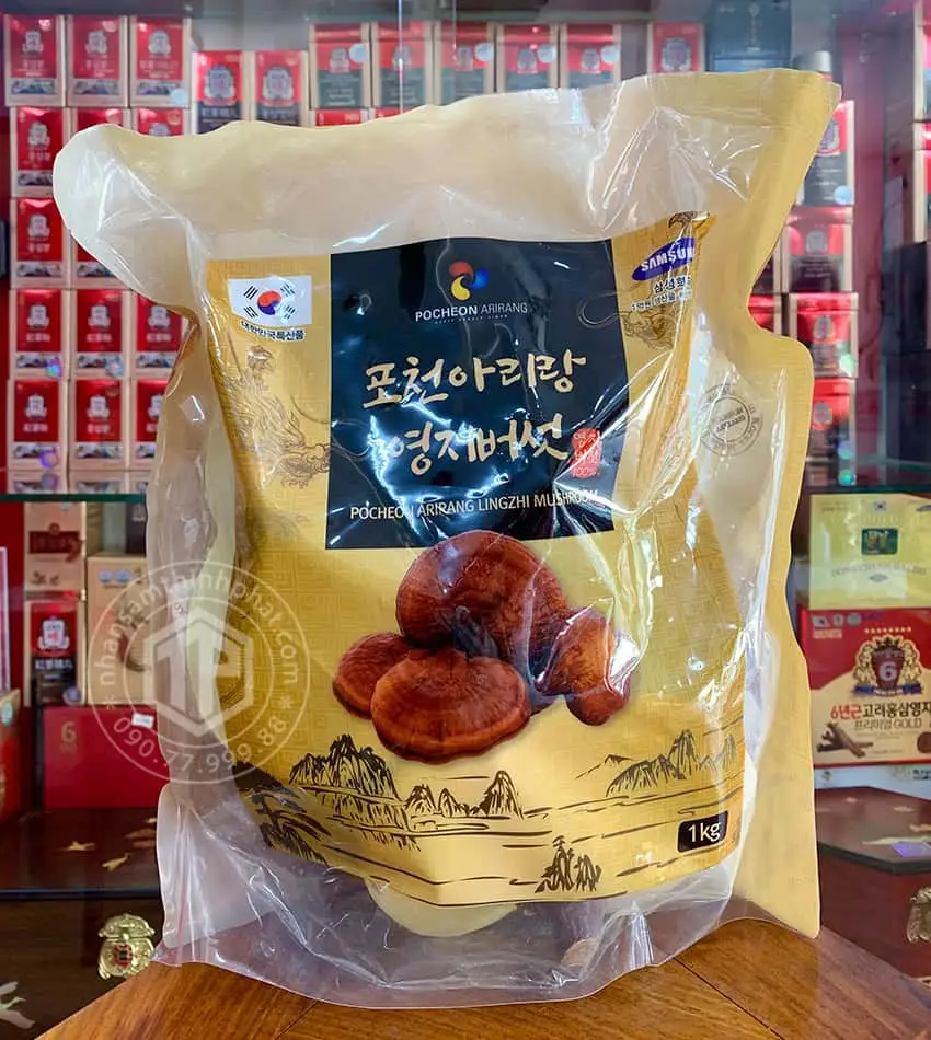 Nấm linh chi Hàn Quốc Pocheon 1kg Nấm linh chi Hàn Quốc Pocheon 1kg