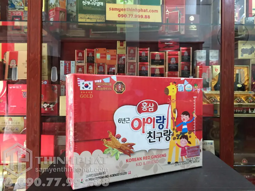 Nước hồng sâm hươu cao cổ cho trẻ em Bio Hàn Quốc chính hãng