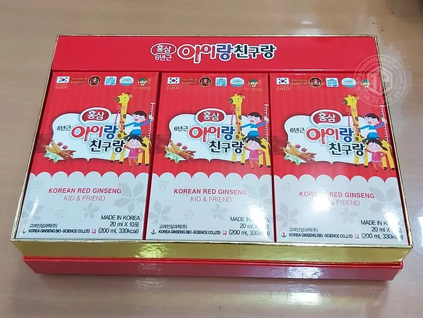 Nước hồng sâm hươu cao cổ cho trẻ em Bio Hàn Quốc chính hãng