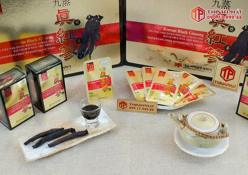 Nước hắc sâm Hàn Quốc cao cấp Daedong hộp 90 gói Nước hắc sâm Hàn Quốc cao cấp Daedong hộp 90 gói