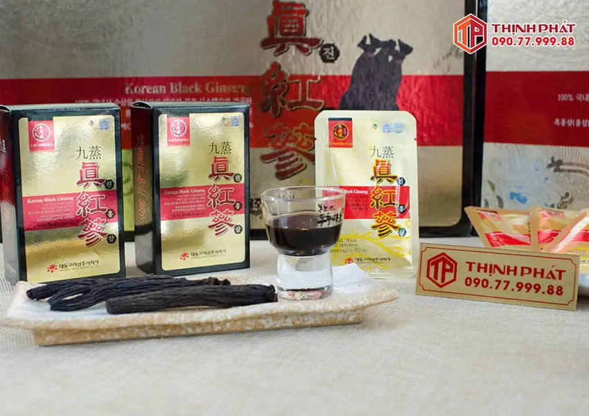 Nước hắc sâm Hàn Quốc cao cấp Daedong hộp 90 gói Nước hắc sâm Hàn Quốc cao cấp Daedong hộp 90 gói