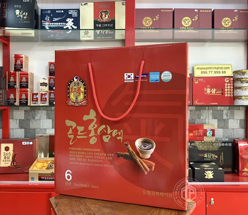 Nước Hồng Sâm 6 Năm Korea Red Ginseng Drink Sobek chính hãng Hàn Quốc Nước Hồng Sâm 6 Năm Korea Red Ginseng Drink Sobek chính hãng Hàn Quốc