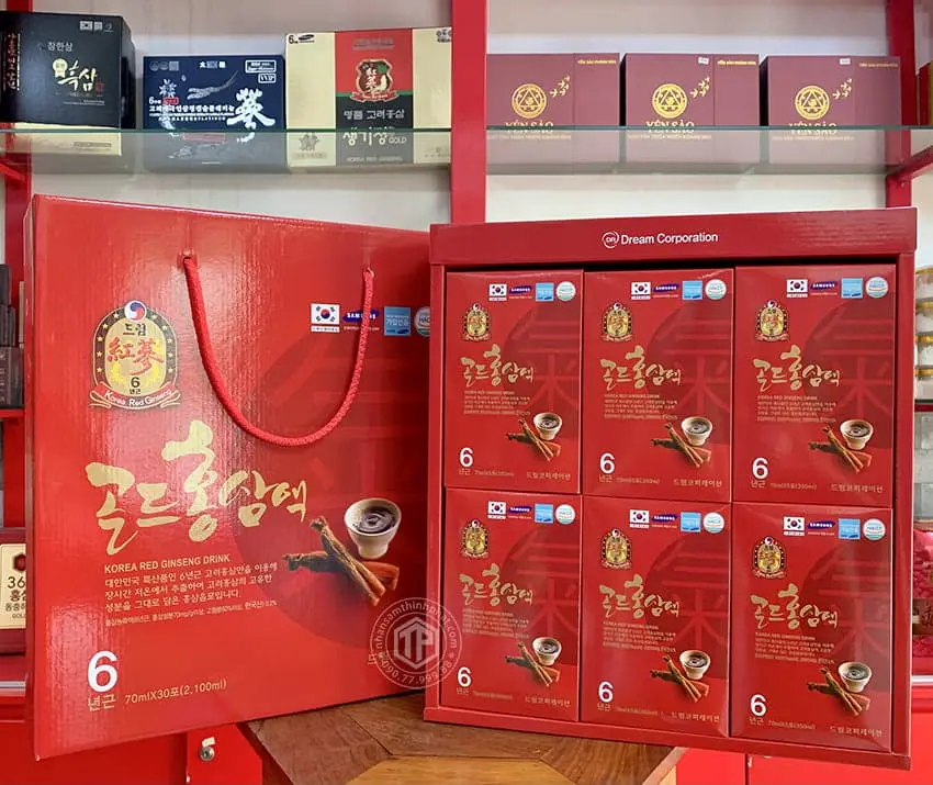 Nước Hồng Sâm 6 Năm Korea Red Ginseng Drink Sobek chính hãng Hàn Quốc Nước Hồng Sâm 6 Năm Korea Red Ginseng Drink Sobek chính hãng Hàn Quốc