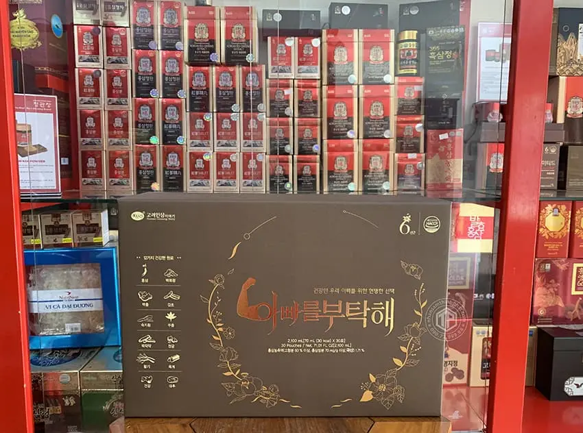 Nước hồng sâm cao cấp cho nam KGS Hàn Quốc