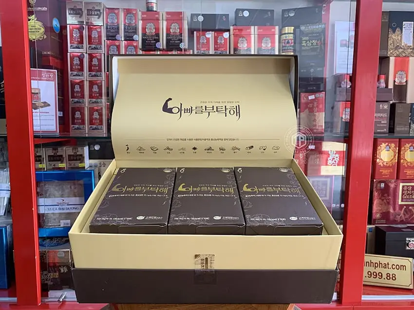 Nước hồng sâm cao cấp cho nam KGS Hàn Quốc