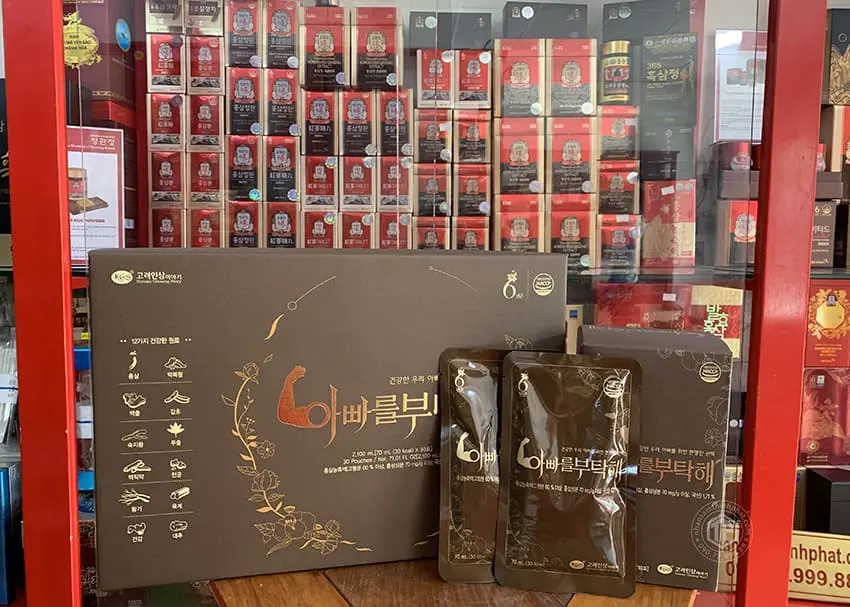 Nước hồng sâm cao cấp cho nam KGS Hàn Quốc