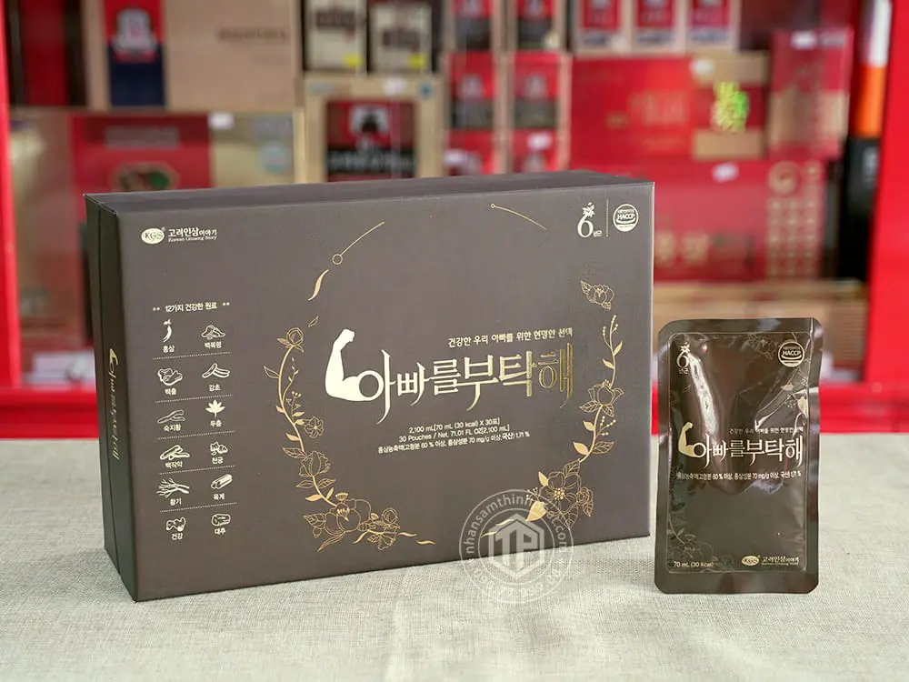 Nước hồng sâm cao cấp cho nam KGS Hàn Quốc