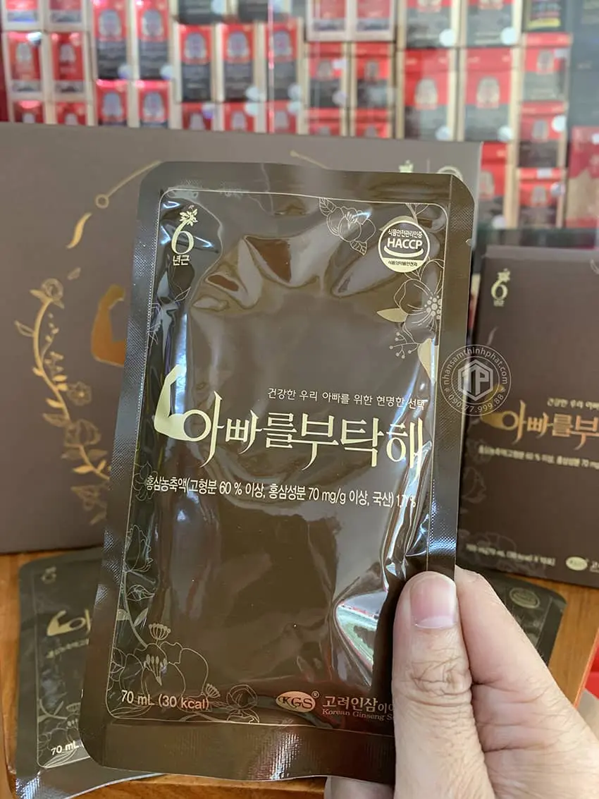 Nước hồng sâm cao cấp cho nam KGS Hàn Quốc