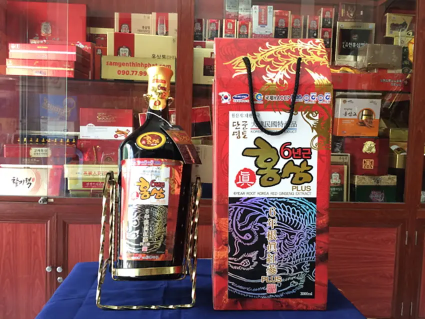 Nước hồng sâm đông trùng hạ thảo chai 3 lít Kanghwa Nước hồng sâm đông trùng hạ thảo chai 3 lít Kanghwa