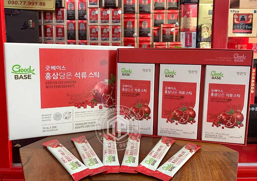 Nước hồng sâm lựu cao cấp KGC Hàn Quốc 30 gói x 10ml Nước hồng sâm lựu cao cấp KGC Hàn Quốc 30 gói x 10ml