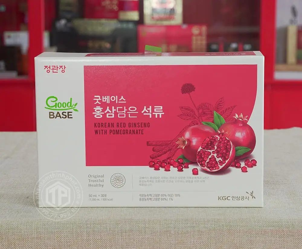 Nước hồng sâm lựu đỏ GoodBase KGC 30 gói x 50 ml Nước hồng sâm lựu đỏ GoodBase KGC 30 gói x 50 ml
