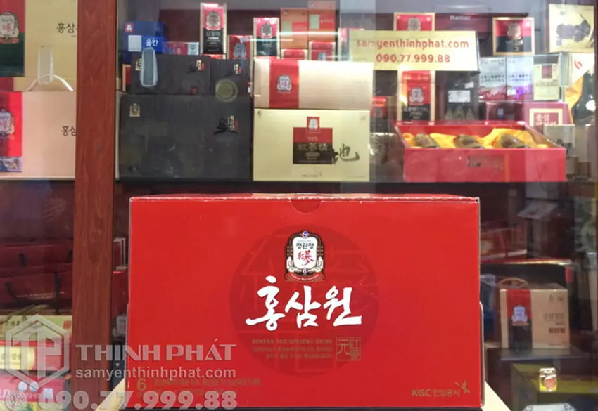 Nước hồng sâm Won cao cấp KGC hộp 10 chai Nước hồng sâm Won cao cấp KGC hộp 10 chai