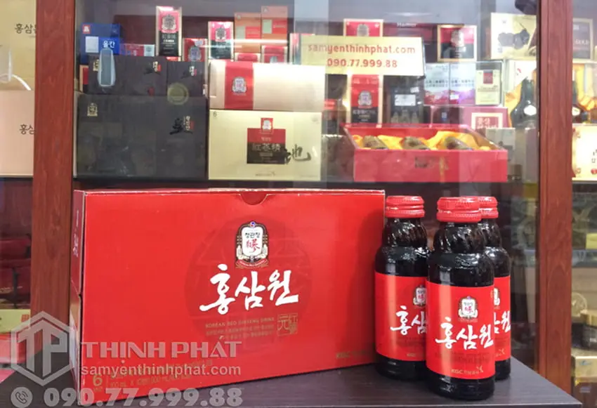 Nước hồng sâm Won cao cấp KGC hộp 10 chai Nước hồng sâm Won cao cấp KGC hộp 10 chai