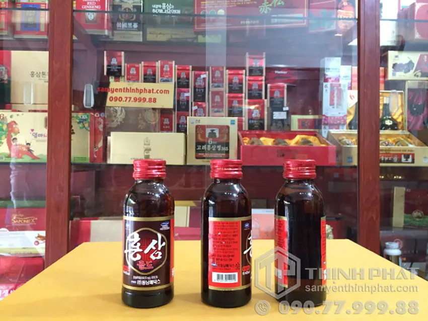 Nước Nhân Sâm Hộp 10 Chai