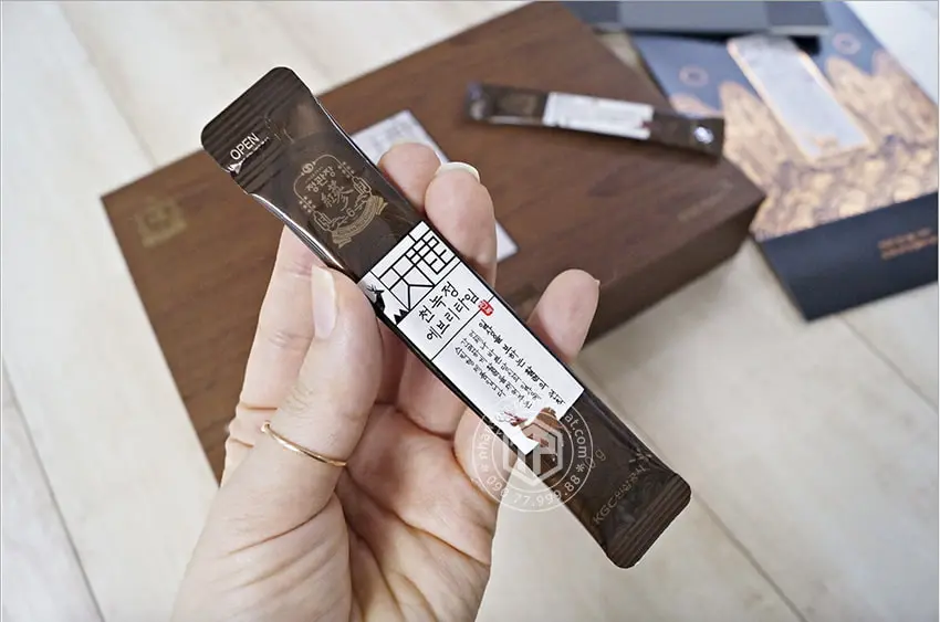 Nước sâm nhung hươu cao cấp KGC sâm chính phủ Jung Kwan Jang hộp 30 gói x 10ml Nước sâm nhung hươu cao cấp KGC sâm chính phủ Jung Kwan Jang hộp 30 gói x 10ml