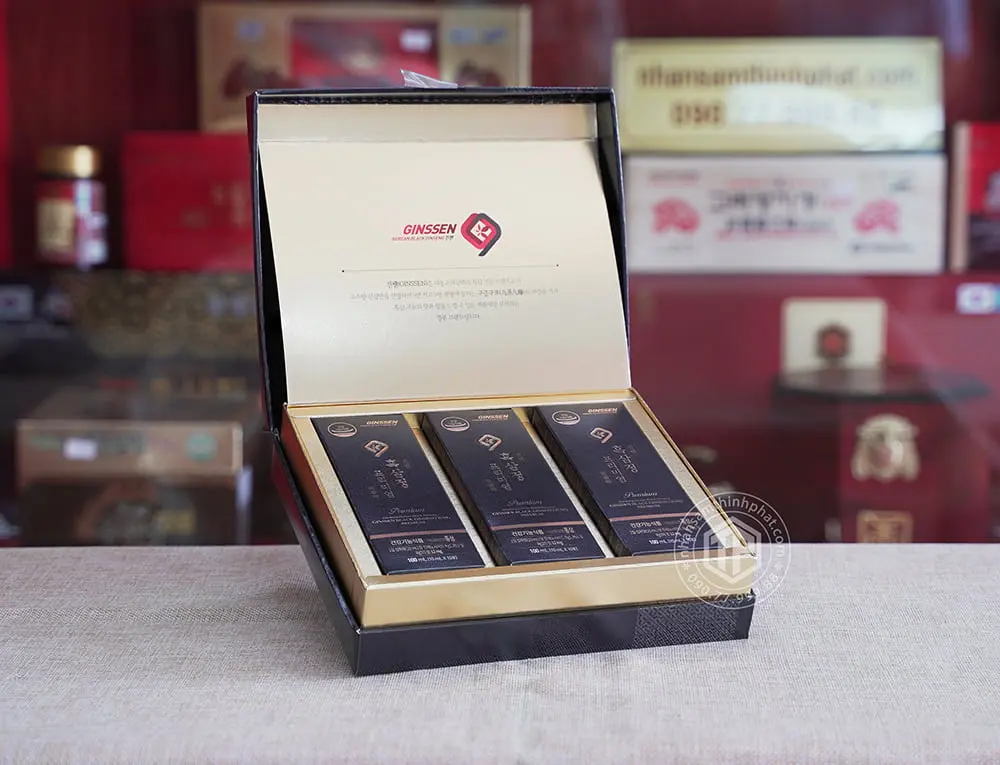 Tinh chất hắc sâm pha sẵn cao cấp Daedong Hàn Quốc hộp 30 gói x 10ml