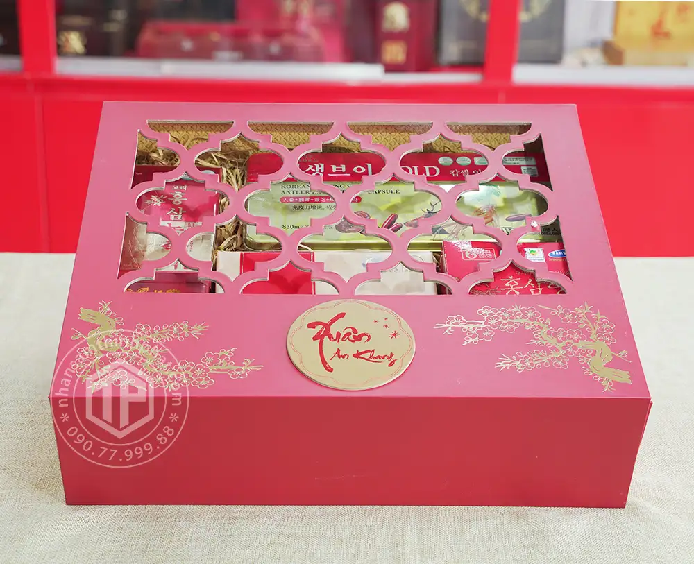 Hộp Quà Xuân Trường Thọ - Set 19 - Quà tặng tết 2024 Hộp Quà Xuân Trường Thọ - Set 19 - Quà tặng tết 2024