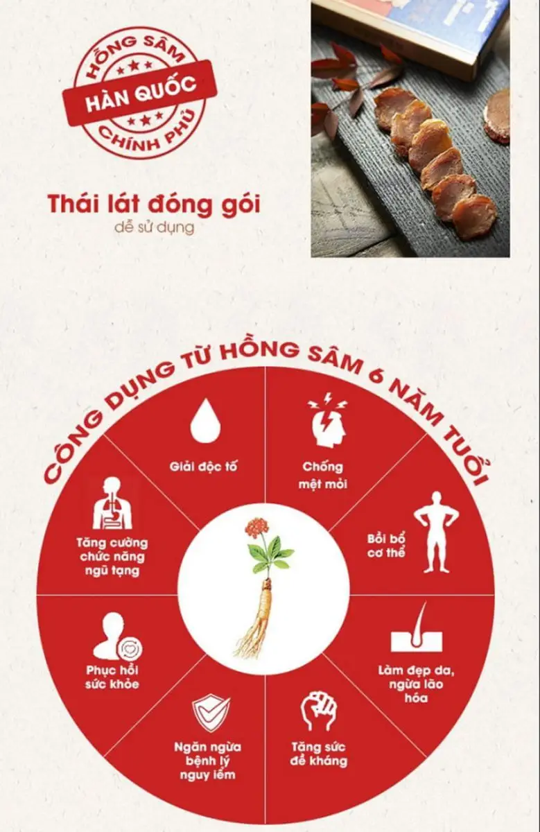 Hồng sâm lát tẩm mật ong KGC Sâm Chính phủ cao cấp hộp 12 gói 240g - Jung Kwan Jang