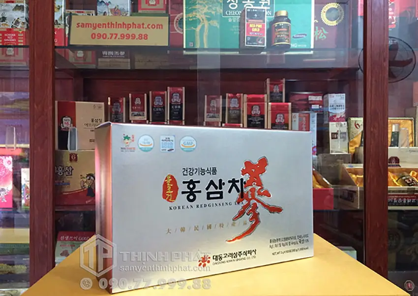 Trà hồng sâm Hàn Quốc cao cấp Daedong 100 gói Trà hồng sâm Hàn Quốc cao cấp Daedong 100 gói