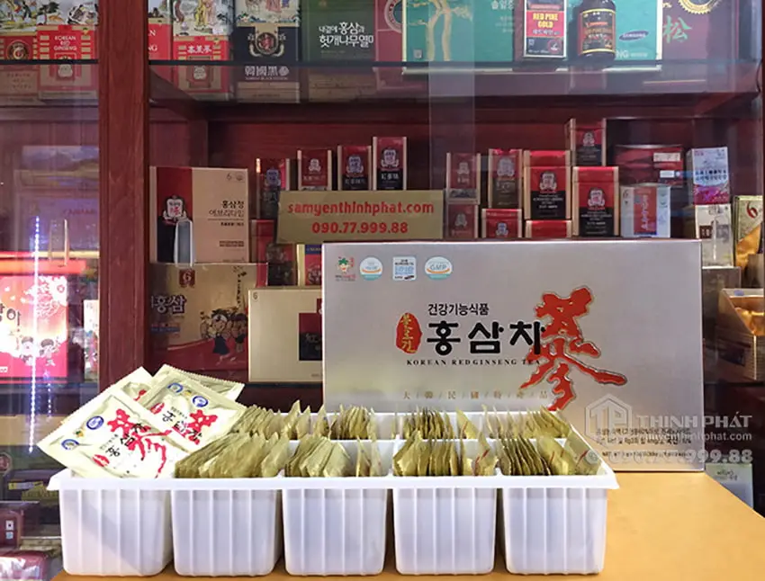 Trà hồng sâm Hàn Quốc cao cấp Daedong 100 gói Trà hồng sâm Hàn Quốc cao cấp Daedong 100 gói